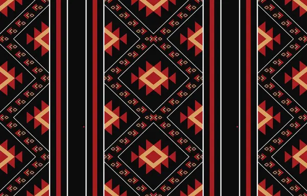 Aztek ve Navajo motiflerinin yer aldığı geometrik etnik Amerikan Yerli kabile desenleri kusursuz bir dekoratif doku oluşturur. Arkaplan, perde, halı, giysi, ambalaj için tasarım, Batik.