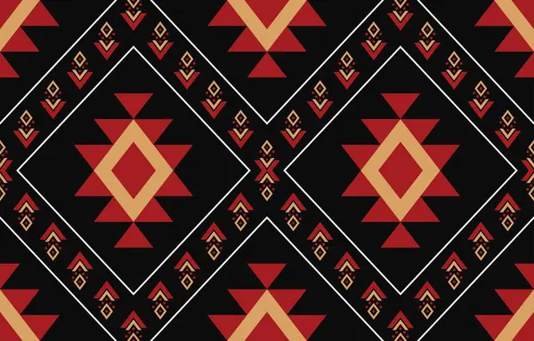 Aztek ve Navajo motiflerinin yer aldığı geometrik etnik Amerikan Yerli kabile desenleri kusursuz bir dekoratif doku oluşturur. Arkaplan, perde, halı, giysi, ambalaj için tasarım, Batik.