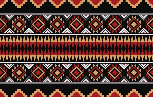 Aztek ve Navajo motiflerinin yer aldığı geometrik etnik Amerikan Yerli kabile desenleri kusursuz bir dekoratif doku oluşturur. Arkaplan, perde, halı, giysi, ambalaj için tasarım, Batik.