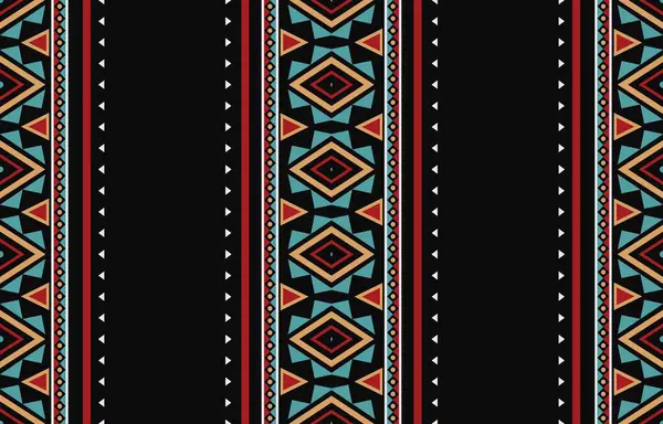 Aztek ve Navajo motiflerinin yer aldığı geometrik etnik Amerikan Yerli kabile desenleri kusursuz bir dekoratif doku oluşturur. Arkaplan, perde, halı, giysi, ambalaj için tasarım, Batik.