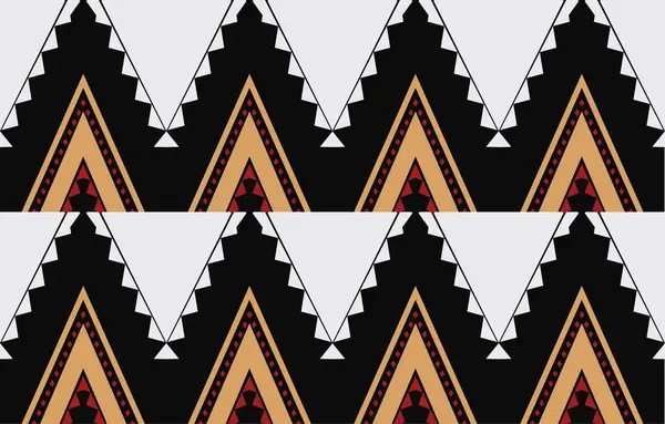 Aztek ve Navajo motiflerinin yer aldığı geometrik etnik Amerikan Yerli kabile desenleri kusursuz bir dekoratif doku oluşturur. Arkaplan, perde, halı, giysi, ambalaj için tasarım, Batik.