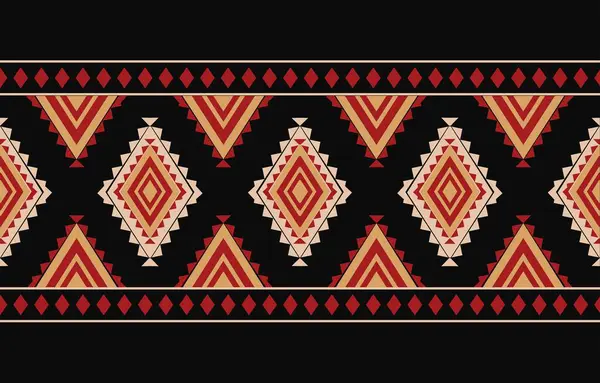 Aztek ve Navajo motiflerinin yer aldığı geometrik etnik Amerikan Yerli kabile desenleri kusursuz bir dekoratif doku oluşturur. Arkaplan, perde, halı, giysi, ambalaj için tasarım, Batik.