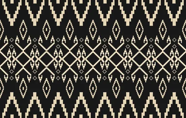 Aztek ve Navajo motiflerinin yer aldığı geometrik etnik Amerikan Yerli kabile desenleri kusursuz bir dekoratif doku oluşturur. Arkaplan, perde, halı, giysi, ambalaj için tasarım, Batik.