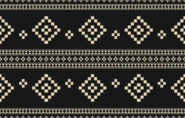 Aztek ve Navajo motiflerinin yer aldığı geometrik etnik Amerikan Yerli kabile desenleri kusursuz bir dekoratif doku oluşturur. Arkaplan, perde, halı, giysi, ambalaj için tasarım, Batik.