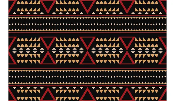 Aztek ve Navajo motiflerinin yer aldığı geometrik etnik Amerikan Yerli kabile desenleri kusursuz bir dekoratif doku oluşturur. Arkaplan, perde, halı, giysi, ambalaj için tasarım, Batik.
