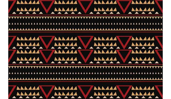 Aztek ve Navajo motiflerinin yer aldığı geometrik etnik Amerikan Yerli kabile desenleri kusursuz bir dekoratif doku oluşturur. Arkaplan, perde, halı, giysi, ambalaj için tasarım, Batik.