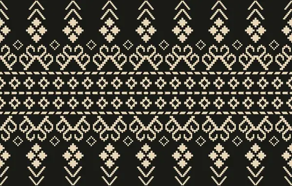 Aztek ve Navajo motiflerinin yer aldığı geometrik etnik Amerikan Yerli kabile desenleri kusursuz bir dekoratif doku oluşturur. Arkaplan, perde, halı, giysi, ambalaj için tasarım, Batik.