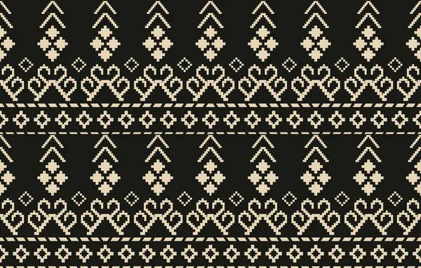 Aztek ve Navajo motiflerinin yer aldığı geometrik etnik Amerikan Yerli kabile desenleri kusursuz bir dekoratif doku oluşturur. Arkaplan, perde, halı, giysi, ambalaj için tasarım, Batik.