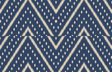 Geometrik etnik oryantal ikat kusursuz desenli renk doğulu. Aztek süsü izi. Arkaplan, perde, halı, duvar kağıdı, giysi, ambalaj, Batik, vektör illüstrasyonu için tasarım.