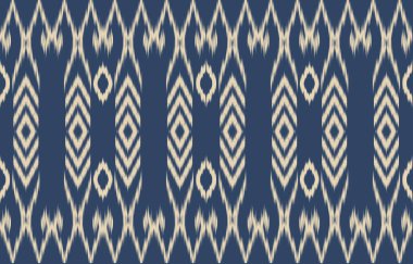 Geometrik etnik oryantal ikat kusursuz desenli renk doğulu. Aztek süsü izi. Arkaplan, perde, halı, duvar kağıdı, giysi, ambalaj, Batik, vektör illüstrasyonu için tasarım.