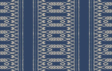 Geometrik etnik oryantal ikat kusursuz desenli renk doğulu. Aztek süsü izi. Arkaplan, perde, halı, duvar kağıdı, giysi, ambalaj, Batik, vektör illüstrasyonu için tasarım.