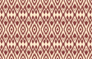 Geometrik etnik oryantal ikat kusursuz desenli renk doğulu. Aztek süsü izi. Arkaplan, perde, halı, duvar kağıdı, giysi, ambalaj, Batik, vektör illüstrasyonu için tasarım.