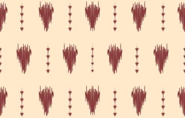 Geometrik etnik oryantal ikat kusursuz desenli renk doğulu. Aztek süsü izi. Arkaplan, perde, halı, duvar kağıdı, giysi, ambalaj, Batik, vektör illüstrasyonu için tasarım.