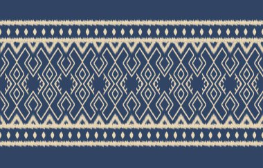 Geometrik etnik oryantal ikat kusursuz desenli renk doğulu. Aztek süsü izi. Arkaplan, perde, halı, duvar kağıdı, giysi, ambalaj, Batik, vektör illüstrasyonu için tasarım.