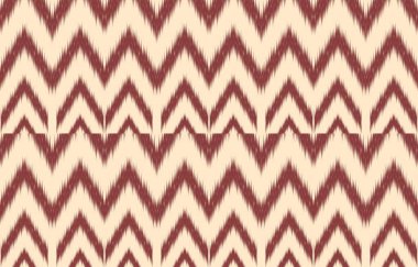 Geometrik etnik oryantal ikat kusursuz desenli renk doğulu. Aztek süsü izi. Arkaplan, perde, halı, duvar kağıdı, giysi, ambalaj, Batik, vektör illüstrasyonu için tasarım.