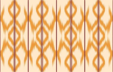 Geometrik etnik oryantal ikat kusursuz desenli renk doğulu. Aztek süsü izi. Arkaplan, perde, halı, duvar kağıdı, giysi, ambalaj, Batik, vektör illüstrasyonu için tasarım.