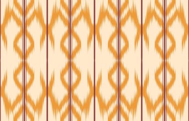 Geometrik etnik oryantal ikat kusursuz desenli renk doğulu. Aztek süsü izi. Arkaplan, perde, halı, duvar kağıdı, giysi, ambalaj, Batik, vektör illüstrasyonu için tasarım.