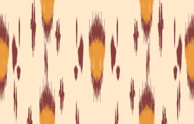Geometrik etnik oryantal ikat kusursuz desenli renk doğulu. Aztek süsü izi. Arkaplan, perde, halı, duvar kağıdı, giysi, ambalaj, Batik, vektör illüstrasyonu için tasarım.