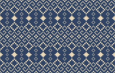Geometrik etnik oryantal ikat kusursuz desenli renk doğulu. Aztek süsü izi. Arkaplan, perde, halı, duvar kağıdı, giysi, ambalaj, Batik, vektör illüstrasyonu için tasarım.