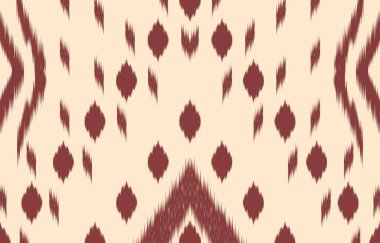Geometrik etnik oryantal ikat kusursuz desenli renk doğulu. Aztek süsü izi. Arkaplan, perde, halı, duvar kağıdı, giysi, ambalaj, Batik, vektör illüstrasyonu için tasarım.
