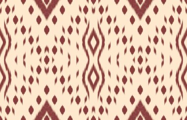 Geometrik etnik oryantal ikat kusursuz desenli renk doğulu. Aztek süsü izi. Arkaplan, perde, halı, duvar kağıdı, giysi, ambalaj, Batik, vektör illüstrasyonu için tasarım.