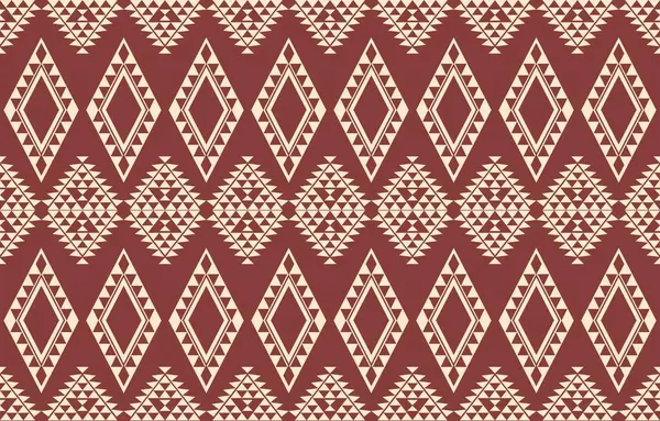 Aztek ve Navajo motiflerinin yer aldığı geometrik etnik Amerikan Yerli kabile desenleri kusursuz bir dekoratif doku oluşturur. Arkaplan, perde, halı, giysi, ambalaj için tasarım, Batik.