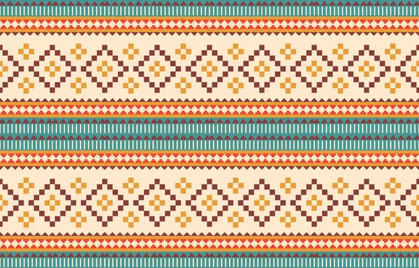 Aztek ve Navajo motiflerinin yer aldığı geometrik etnik Amerikan Yerli kabile desenleri kusursuz bir dekoratif doku oluşturur. Arkaplan, perde, halı, giysi, ambalaj için tasarım, Batik.