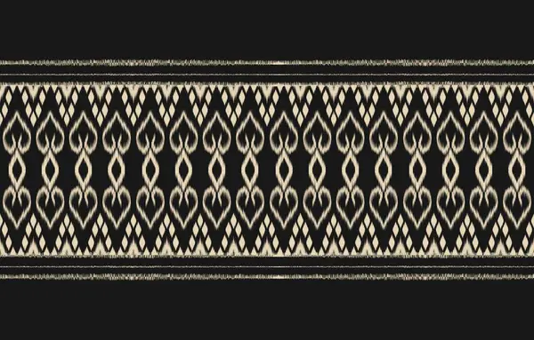 Geometrik etnik oryantal ikat kusursuz desenli renk doğulu. Aztek süsü izi. Arkaplan, perde, halı, duvar kağıdı, giysi, ambalaj, Batik, vektör illüstrasyonu için tasarım.