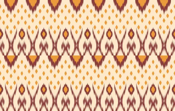 Geometrik etnik oryantal ikat kusursuz desenli renk doğulu. Aztek süsü izi. Arkaplan, perde, halı, duvar kağıdı, giysi, ambalaj, Batik, vektör illüstrasyonu için tasarım.