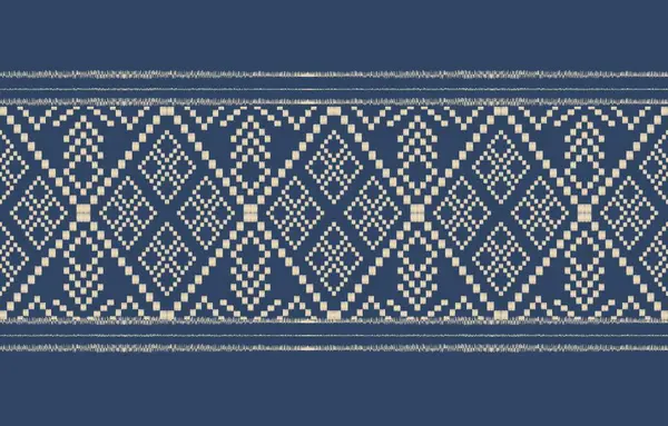 Geometrik etnik oryantal ikat kusursuz desenli renk doğulu. Aztek süsü izi. Arkaplan, perde, halı, duvar kağıdı, giysi, ambalaj, Batik, vektör illüstrasyonu için tasarım.