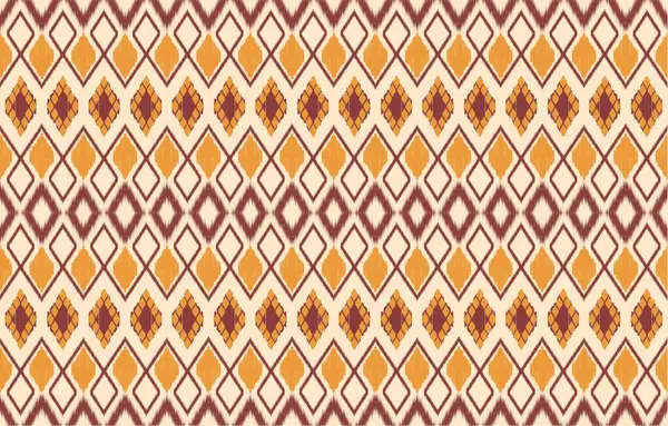 Geometrik etnik oryantal ikat kusursuz desenli renk doğulu. Aztek süsü izi. Arkaplan, perde, halı, duvar kağıdı, giysi, ambalaj, Batik, vektör illüstrasyonu için tasarım.