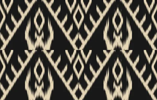 Geometrik etnik oryantal ikat kusursuz desenli renk doğulu. Aztek süsü izi. Arkaplan, perde, halı, duvar kağıdı, giysi, ambalaj, Batik, vektör illüstrasyonu için tasarım.