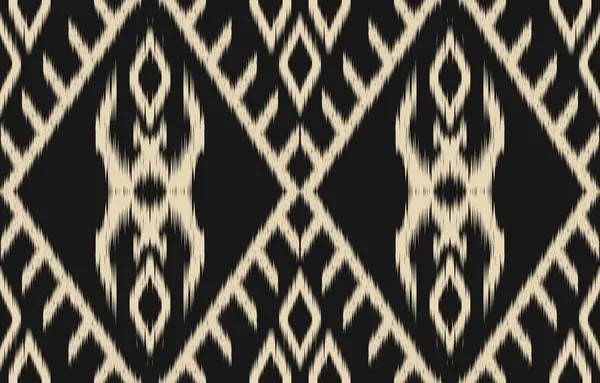 Geometrik etnik oryantal ikat kusursuz desenli renk doğulu. Aztek süsü izi. Arkaplan, perde, halı, duvar kağıdı, giysi, ambalaj, Batik, vektör illüstrasyonu için tasarım.