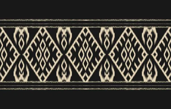 Geometrik etnik oryantal ikat kusursuz desenli renk doğulu. Aztek süsü izi. Arkaplan, perde, halı, duvar kağıdı, giysi, ambalaj, Batik, vektör illüstrasyonu için tasarım.