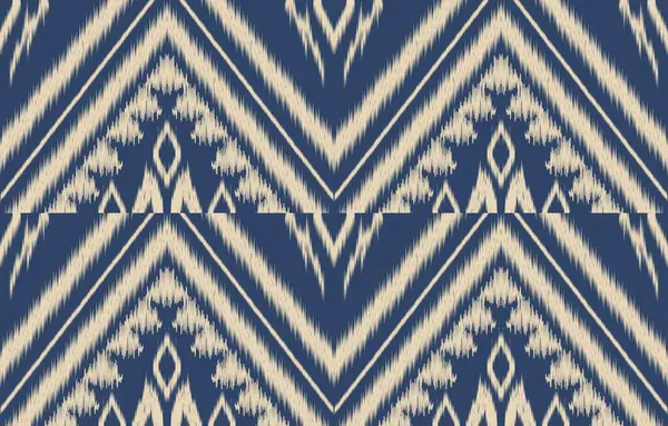 Geometrik etnik oryantal ikat kusursuz desenli renk doğulu. Aztek süsü izi. Arkaplan, perde, halı, duvar kağıdı, giysi, ambalaj, Batik, vektör illüstrasyonu için tasarım.