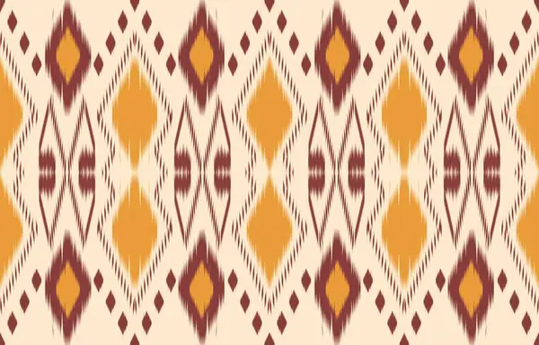 Geometrik etnik oryantal ikat kusursuz desenli renk doğulu. Aztek süsü izi. Arkaplan, perde, halı, duvar kağıdı, giysi, ambalaj, Batik, vektör illüstrasyonu için tasarım.