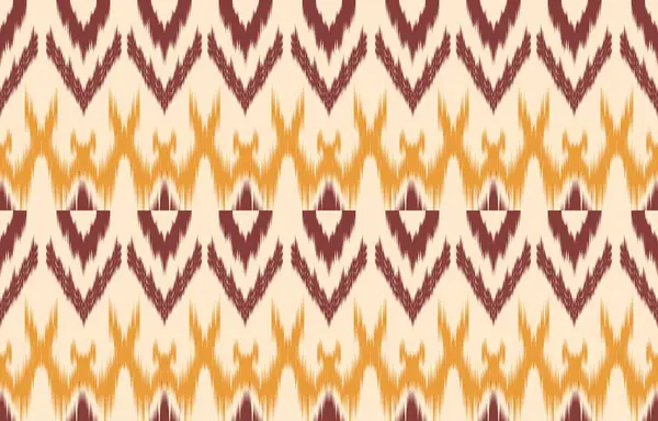 Geometrik etnik oryantal ikat kusursuz desenli renk doğulu. Aztek süsü izi. Arkaplan, perde, halı, duvar kağıdı, giysi, ambalaj, Batik, vektör illüstrasyonu için tasarım.