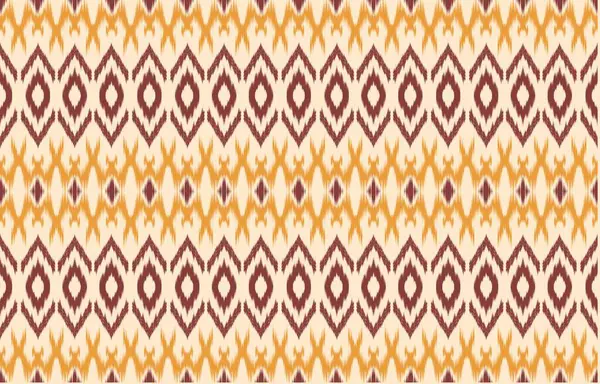 Geometrik etnik oryantal ikat kusursuz desenli renk doğulu. Aztek süsü izi. Arkaplan, perde, halı, duvar kağıdı, giysi, ambalaj, Batik, vektör illüstrasyonu için tasarım.