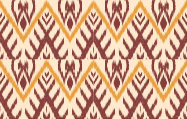 Geometrik etnik oryantal ikat kusursuz desenli renk doğulu. Aztek süsü izi. Arkaplan, perde, halı, duvar kağıdı, giysi, ambalaj, Batik, vektör illüstrasyonu için tasarım.