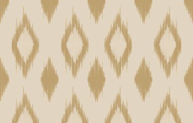 Geometrik etnik oryantal ikat kusursuz desenli renk doğulu. Aztek süsü izi. Arkaplan, perde, halı, duvar kağıdı, giysi, ambalaj, Batik, vektör illüstrasyonu için tasarım.