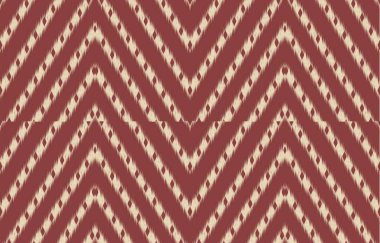 Geometrik etnik oryantal ikat kusursuz desenli renk doğulu. Aztek süsü izi. Arkaplan, perde, halı, duvar kağıdı, giysi, ambalaj, Batik, vektör illüstrasyonu için tasarım.