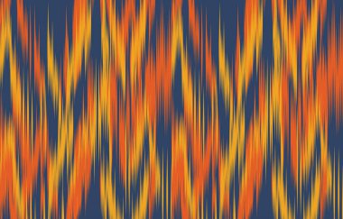 Geometrik etnik oryantal ikat kusursuz desenli renk doğulu. Aztek süsü izi. Arkaplan, perde, halı, duvar kağıdı, giysi, ambalaj, Batik, vektör illüstrasyonu için tasarım.