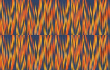 Geometrik etnik oryantal ikat kusursuz desenli renk doğulu. Aztek süsü izi. Arkaplan, perde, halı, duvar kağıdı, giysi, ambalaj, Batik, vektör illüstrasyonu için tasarım.