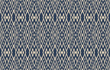 Geometrik etnik oryantal ikat kusursuz desenli renk doğulu. Aztek süsü izi. Arkaplan, perde, halı, duvar kağıdı, giysi, ambalaj, Batik, vektör illüstrasyonu için tasarım.