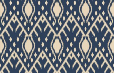 Geometrik etnik oryantal ikat kusursuz desenli renk doğulu. Aztek süsü izi. Arkaplan, perde, halı, duvar kağıdı, giysi, ambalaj, Batik, vektör illüstrasyonu için tasarım.