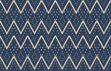 Geometrik etnik oryantal ikat kusursuz desenli renk doğulu. Aztek süsü izi. Arkaplan, perde, halı, duvar kağıdı, giysi, ambalaj, Batik, vektör illüstrasyonu için tasarım.