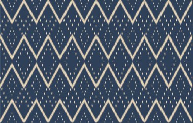 Geometrik etnik oryantal ikat kusursuz desenli renk doğulu. Aztek süsü izi. Arkaplan, perde, halı, duvar kağıdı, giysi, ambalaj, Batik, vektör illüstrasyonu için tasarım.