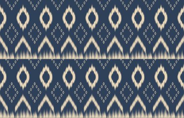 Geometrik etnik oryantal ikat kusursuz desenli renk doğulu. Aztek süsü izi. Arkaplan, perde, halı, duvar kağıdı, giysi, ambalaj, Batik, vektör illüstrasyonu için tasarım.