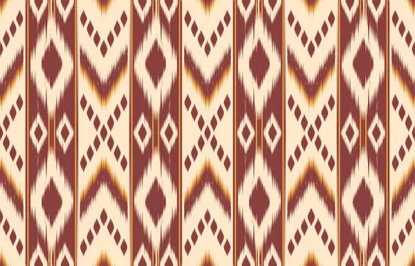 Geometrik etnik oryantal ikat kusursuz desenli renk doğulu. Aztek süsü izi. Arkaplan, perde, halı, duvar kağıdı, giysi, ambalaj, Batik, vektör illüstrasyonu için tasarım.