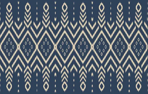 Geometrik etnik oryantal ikat kusursuz desenli renk doğulu. Aztek süsü izi. Arkaplan, perde, halı, duvar kağıdı, giysi, ambalaj, Batik, vektör illüstrasyonu için tasarım.